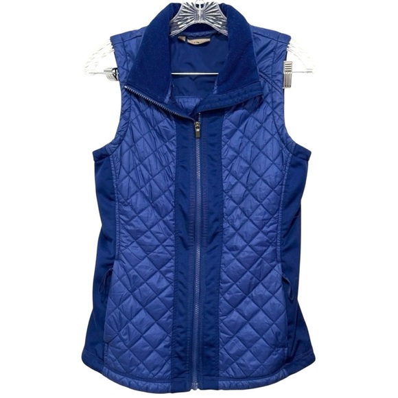 Athleta Jackets & Blazers - Athleta Blue Rockridge PrimaLoft Quilted Puffer Vest Size Medium